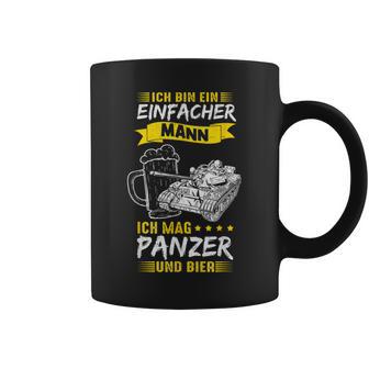 Ich Bin Ein Einfacher Mann Ich Mag Panzer Und Bier Tassen - Geschenkecke