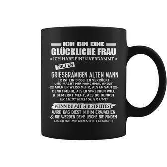 Ich Bin Eine Glückliche Frau Ich Habe Einenerdammt Ich Tassen - Geschenkecke