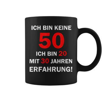 Ich Bin Keine 50 Jahre Ich Bin 20 Mit 30 Jahre Erleben I'm Not 50 Years I'm 2 Tassen - Geschenkecke