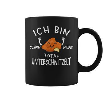 Ich Bin Schon Wieder Totally Unterschnitzelt Schnitzel Fleisch I'm Tassen - Geschenkecke