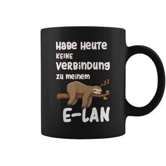 Ich Habe Heute Keine Connection Zu Meiner E-Lan Sloth I Have No Connection Tassen - Geschenkecke