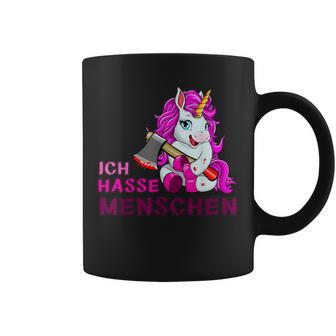 Ich Hasse Menschen Einhorn Fun Tassen - Geschenkecke