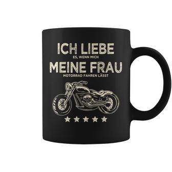 Ich Liebe Es Wenn Meine Frau Mich Motorrad Fahren Lässt Lässt Tassen - Geschenkecke