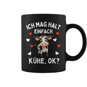 Ich Mag Halt Einfach Kühe Farmer Cow Tassen - Geschenkecke