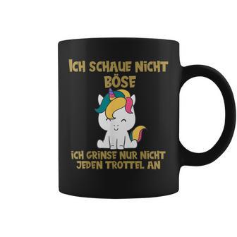 Ich Schaue Nicht Böse Süßer Einhorn With Humour Sar Tassen - Geschenkecke