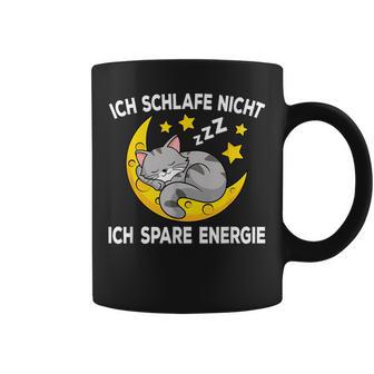 Ich Schlafe Nicht Ich Spare Energie Cat Nightdress Tassen - Geschenkecke