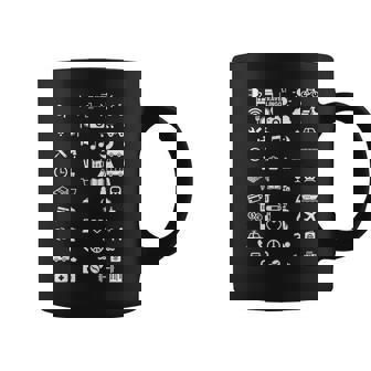 Icon Travel Language Functional Traveler Backpacking Coffee Mug - Thegiftio UK