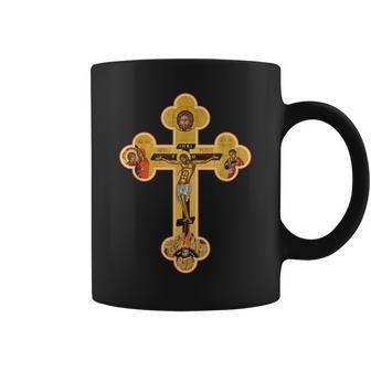 Icône Grecque Orthodoxe De La Croix De Jésus Christ Tasse - Cadeauxyz