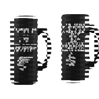 I'm With The Brownie Point Matching Couples Halloween Tank Top Graphic Print Coffee Mug - Monsterry