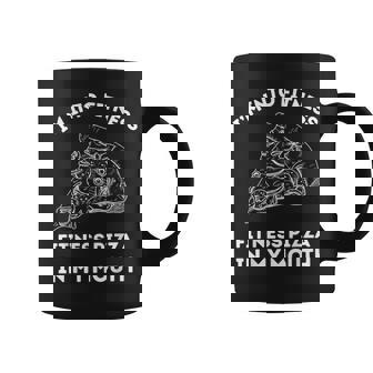 I'm Into Fitness Fit 'Ness Pizza In My Mouth Coffee Mug - Monsterry