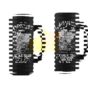 I'm Into Fitness Fit'Ness Beer In My Belly Fitness Graphic Print Coffee Mug - Monsterry