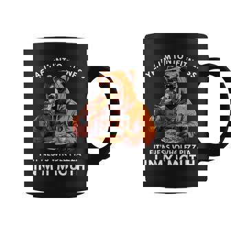 I'm Into Fitness Fitness Pizza In My Mouth Fitness Coffee Mug - Monsterry