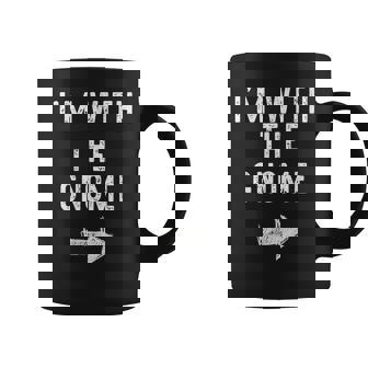 I'm With The Gnome Costume Halloween Matching Couple Coffee Mug | Mazezy