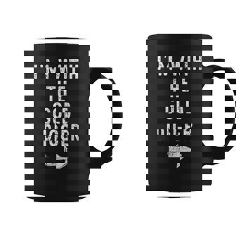 I'm With The Gold Digger Costume Halloween Matching Couple Coffee Mug - Thegiftio UK
