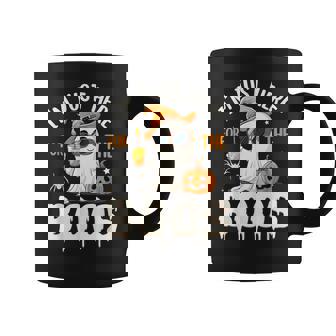 I'm Just Here For The Boos Halloween Ghost Cute Coffee Mug | Mazezy