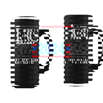 I'm With Her Kamala Vote For 2024 President Kamala-Harris Coffee Mug - Monsterry