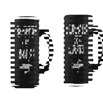 I'm With The Moth Costume Halloween Matching Couple Coffee Mug | Mazezy