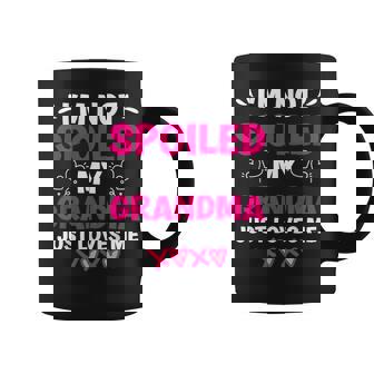 I'm Not Spoiled My Grandma Just Loves Me Granddaughter Girls Coffee Mug | Seseable UK