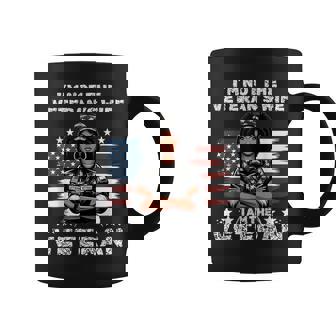 I'm Not Veteran's Wife I'm Veteran American Flag Coffee Mug | Seseable UK