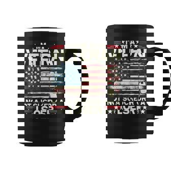 I'm Veteran Not A Sucker Or A Loser Us Veteran Day Women Coffee Mug - Seseable