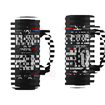 I'm Voting For The Felon 47 Trump 2024 Convicted Felon Coffee Mug - Monsterry