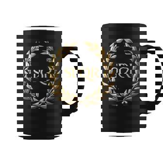 Imperio Romano Spqr Taza de café - Regaloses