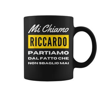 Io Non Sbaglio Mai Regalo Per Riccardo Personalizzato Figlio Tazze - Novitaregali