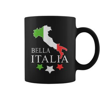 Italia Bella Italia With Italian Map Italy Tassen - Seseable