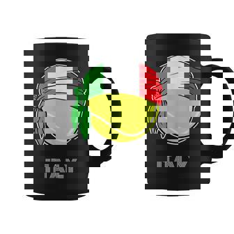 Italia De Tenis Para Hombre Para Jugadores Italianos Tenis Italianos Taza de café - Regaloses