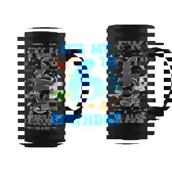 It's My 6Th Birthday Party Ocean 6 Years Old Sea Fish B-Day Coffee Mug | Mazezy