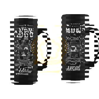 It's An Andrews Thing You Wouldn't Understand Personalized Last Name Andrews Family Crest Coat Of Arm Coffee Mug - Thegiftio UK