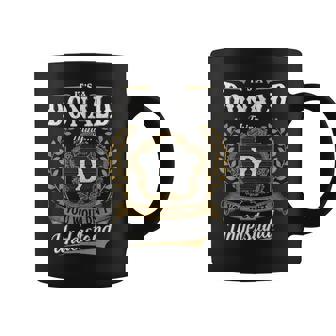 It's A Donald Thing You Wouldn't Understand Personalized Last Name Donald Family Crest Coat Of Arm Coffee Mug | Seseable UK