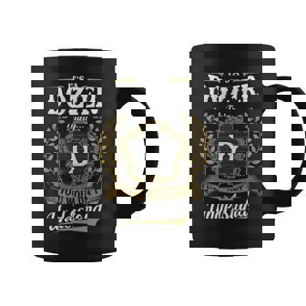 It's A Dozier Thing You Wouldn't Understand Personalized Last Name Dozier Family Crest Coat Of Arm Coffee Mug - Thegiftio UK