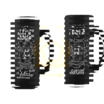 It's A Kessler Thing You Wouldn't Understand Personalized Last Name Kessler Family Crest Coat Of Arm Coffee Mug | Seseable UK