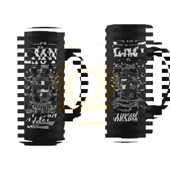 It's A Lamont Thing You Wouldn't Understand Personalized Last Name Lamont Family Crest Coat Of Arm Coffee Mug - Thegiftio