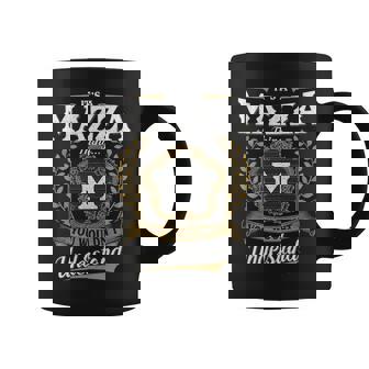 It's A Mazza Thing You Wouldn't Understand Personalized Last Name Mazza Family Crest Coat Of Arm Coffee Mug | Seseable UK