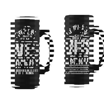 It's Not Easy Being My Wife's Arm Candy Husband Coffee Mug - Thegiftio UK