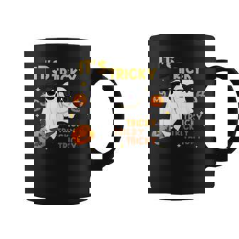 It's Tricky Tricky Tricky Ghost Boo Halloween Coffee Mug | Mazezy