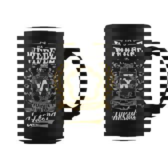 It's A Whedbee Thing You Wouldn't Understand Personalized Last Name Whedbee Family Crest Coat Of Arm Coffee Mug - Seseable