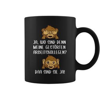 Ja Wo Sind Denn Meine Bekloppten Kollegen Work Tassen - Geschenkecke