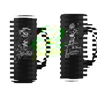 Jamaica 62 Independence Day 2024 Jamaica Flag Teddy Bear Coffee Mug - Seseable