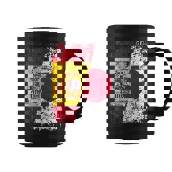 Japón España Bandera De La Amistad Japón Taza de café - Regaloses