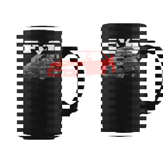 Jdm Coche Evo 8 Oem Rojo Taza de café - Regaloses