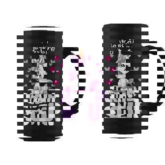 Jeais Être Grande Soeur Licorne Annonce Grossesse Soeur Tasse - Cadeauxyz