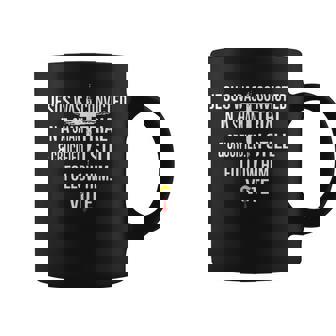 Jesus Was Convicted In A Sham Trial And Crucified Coffee Mug - Thegiftio UK