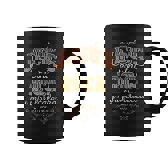 Jesus Es Mi Roca Y Mi Fortaleza Salmos Coffee Mug - Monsterry