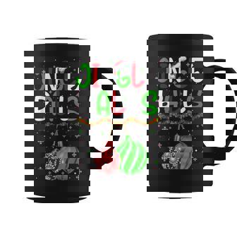 Jingle Balls Tinsel Tits Matching Chestnuts Christmas Couple Graphic Print Coffee Mug - Monsterry