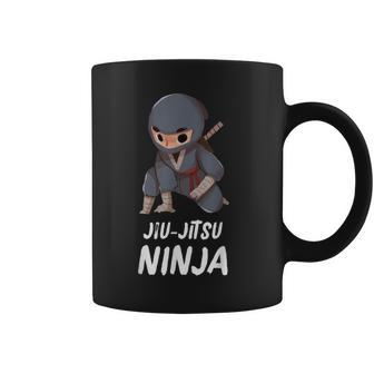 Jiu-Jitsu Ninja Boy Martial Arts Sports Coffee Mug - Monsterry