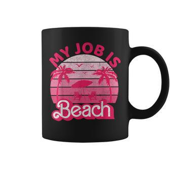 My Job Is Beach Retrointage Beach Jobs Women Tassen - Geschenkecke