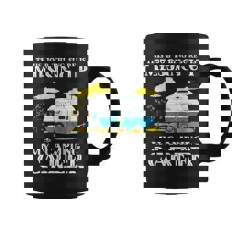 This Job Sure Is Messing Up My Camping Career Camping Coffee Mug - Monsterry